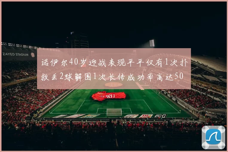 诺伊尔40岁迎战表现平平仅有1次扑救丢2球解围1次长传成功率高达50